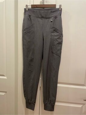 Climate Right High-Rise Gray Performance Scrubs Pants Bottoms NWOT